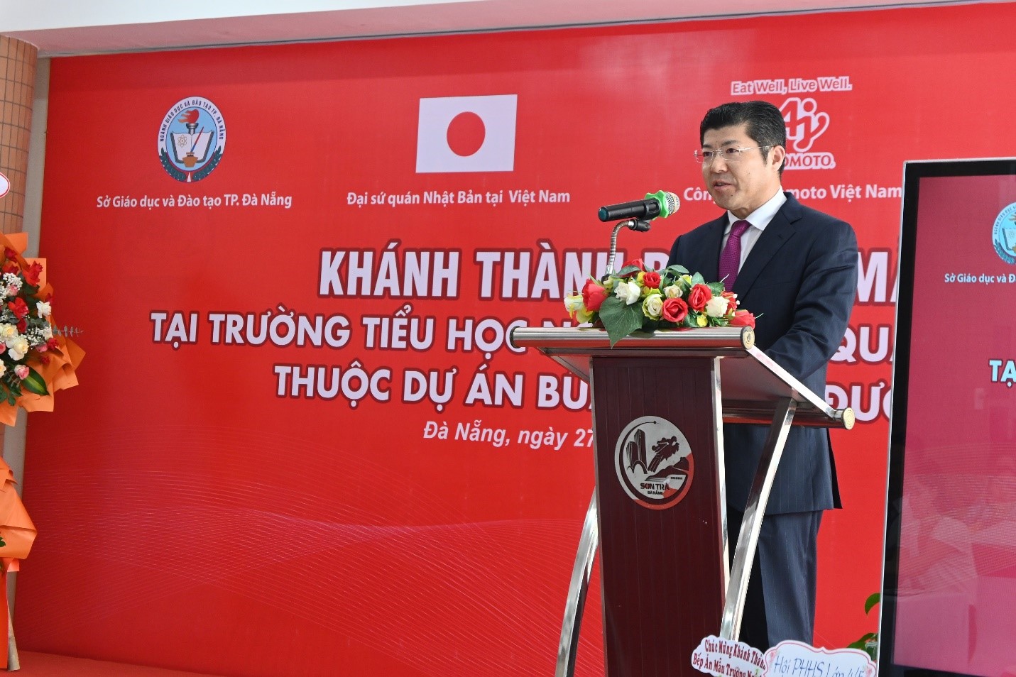 Ajinomoto tiếp tục đồng hành cùng Bếp ăn mẫu thứ 4 thuộc Dự án Bữa ăn học đường - ảnh 2