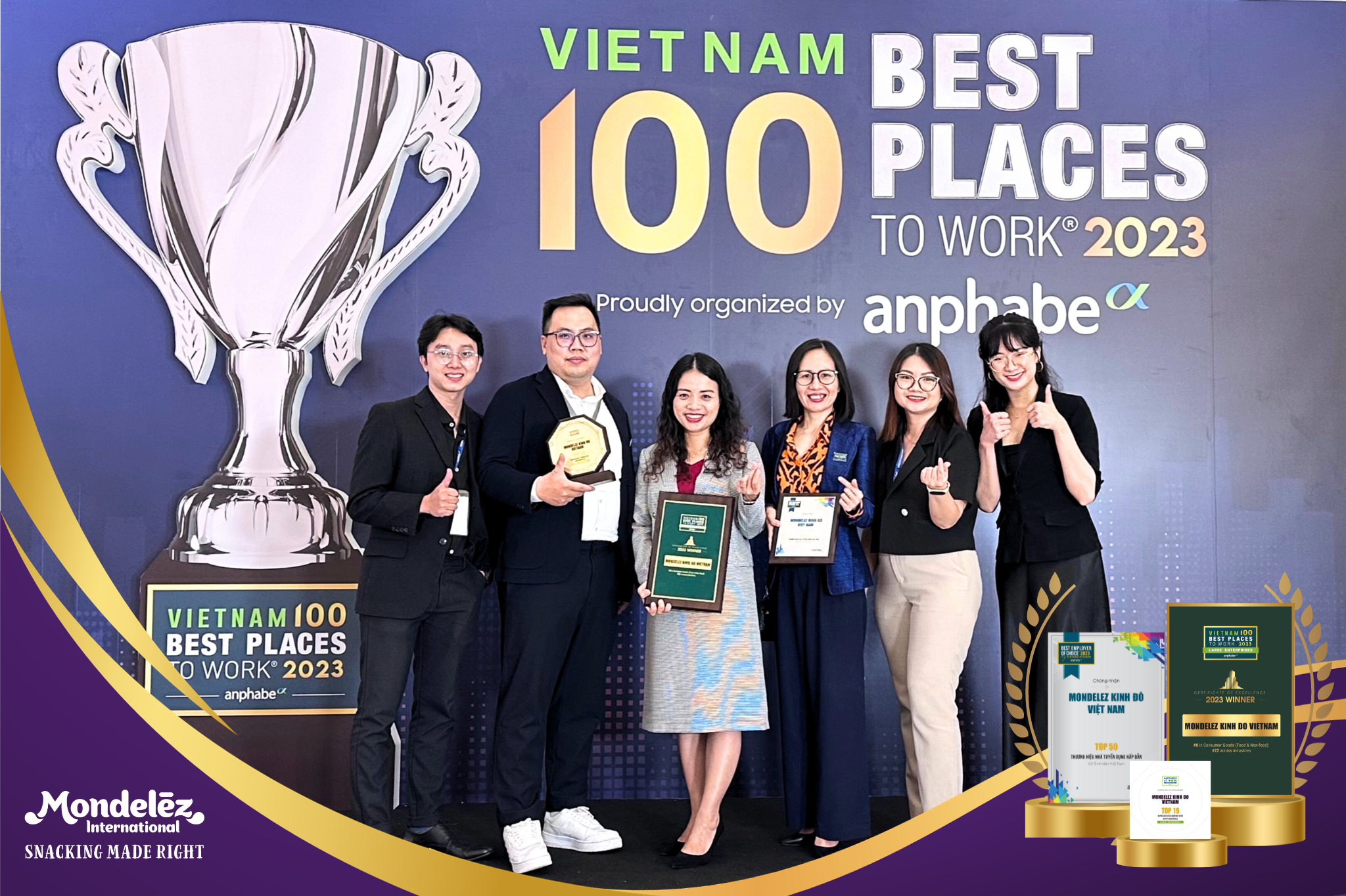 Mondelez Kinh Đô liên tiếp thăng hạng tại các bảng xếp hạng nơi làm việc tốt nhất - ảnh 1