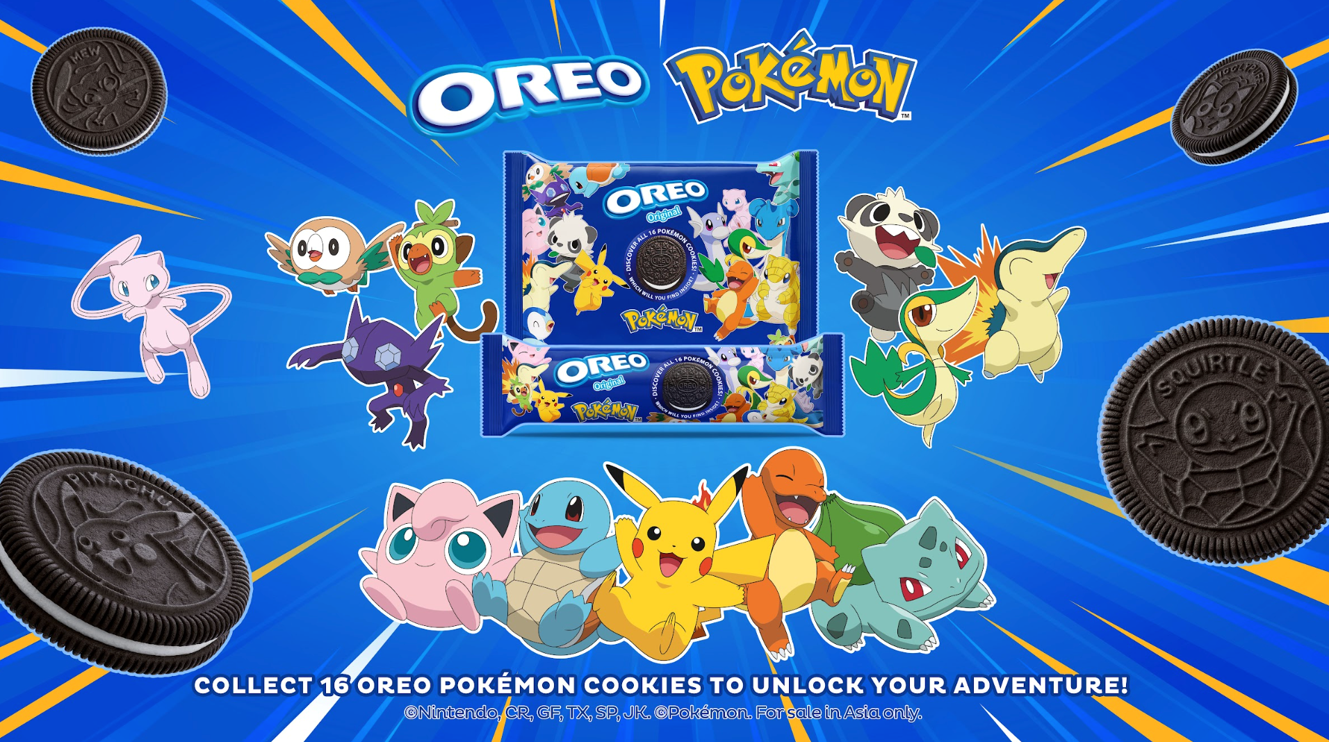 Sưu tầm thẻ Pokémon ngay trong hộp bánh OREO phiên bản đặc biệt - ảnh 1