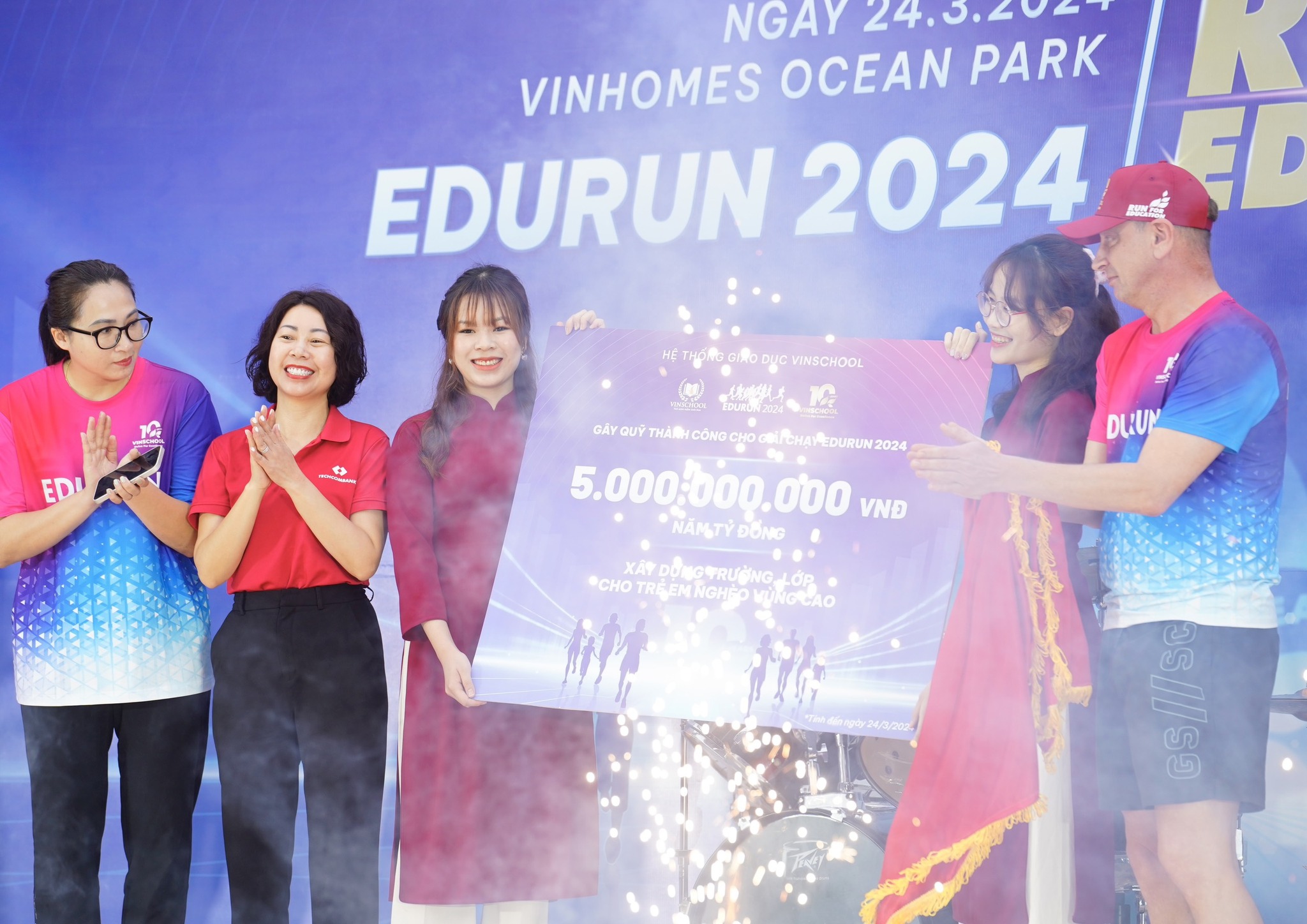 EDURUN 2024: Quyên góp kỷ lục 5 tỷ đồng để xây trường vùng xa - ảnh 2