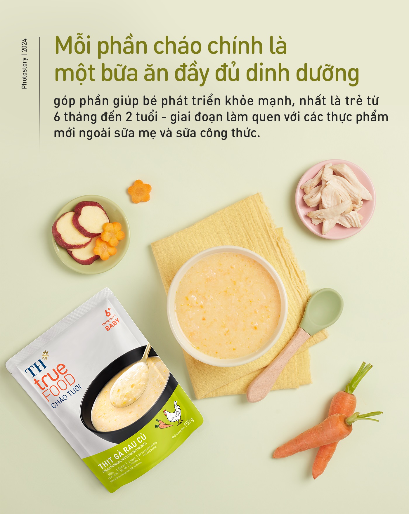 Cháo tươi TH true FOOD: hợp khẩu vị trẻ em, ngon lành như mẹ tự nấu tại nhà - ảnh 2