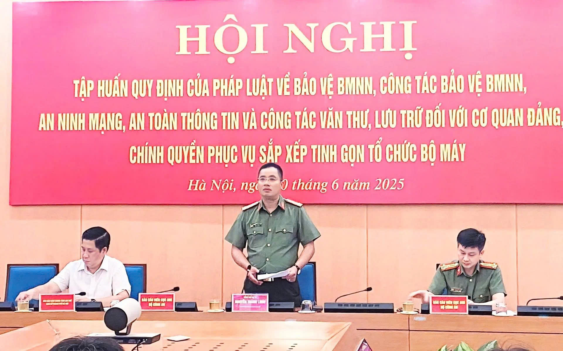 Hà Nội tổ chức tập huấn công tác bảo vệ bí mật nhà nước và an ninh thông tin - ảnh 8