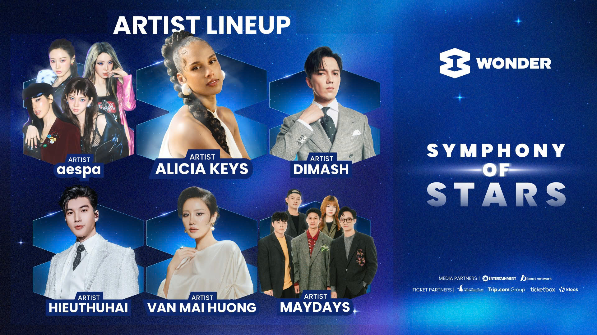 Alicia Keys, aespa, Dimash cùng dàn sao Việt “đổ bộ” 8Wonder Winter 2025 - ảnh 1