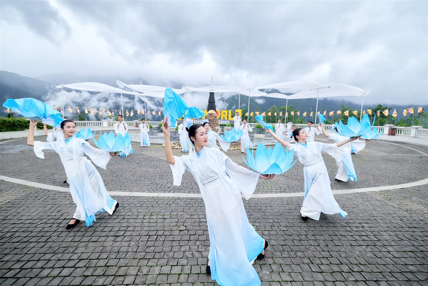 Du khách Tây thích thú săn mây, check in hoa Sen đá trên đỉnh Fansipan	 - ảnh 9