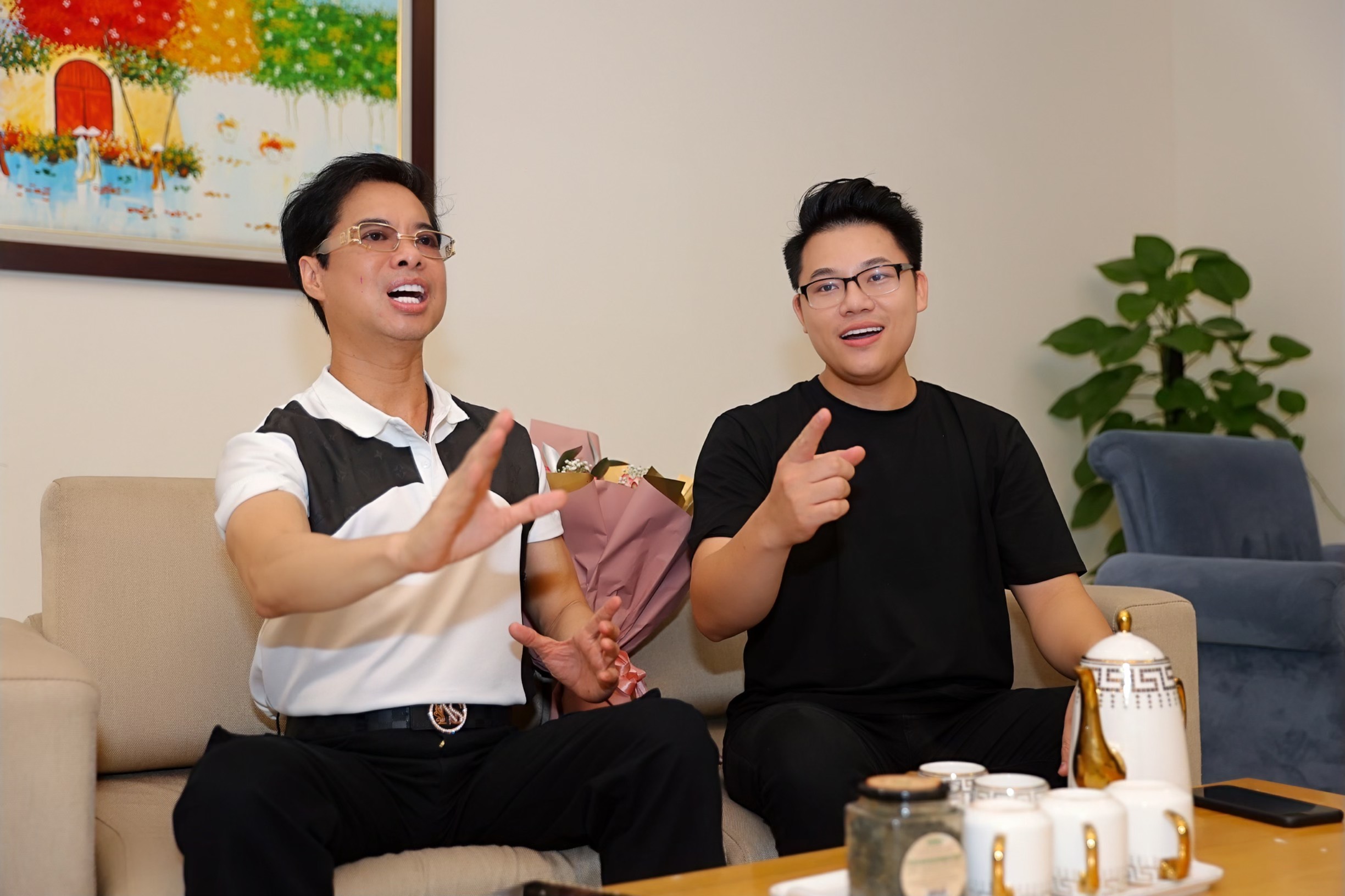Duy Cường tập luyện cho liveshow lúc 10h đêm ở nhà Ngọc Sơn - ảnh 3