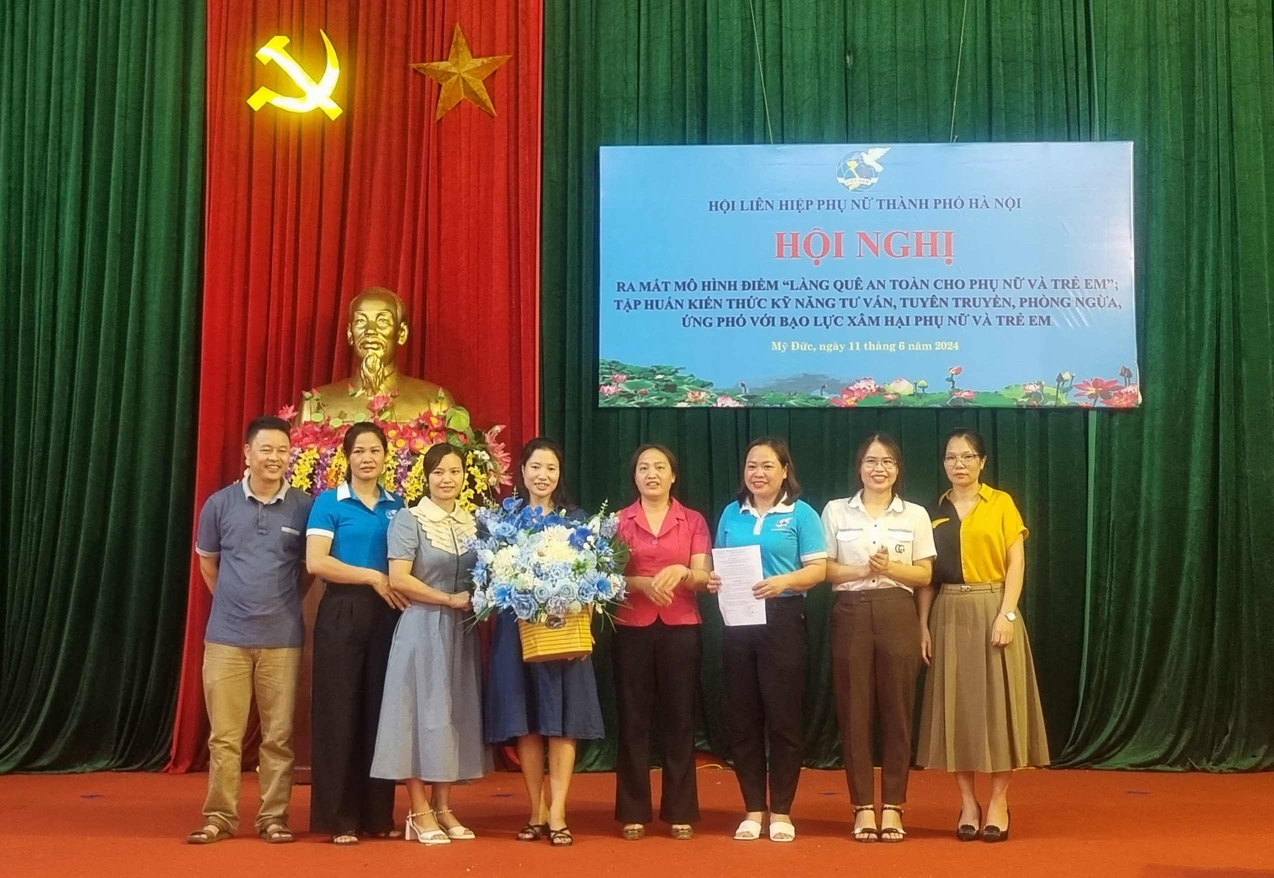 Ra mắt mô hình điểm “Làng quê an toàn cho phụ nữ, trẻ em” tại xã Phùng Xá (Mỹ Đức) - ảnh 2