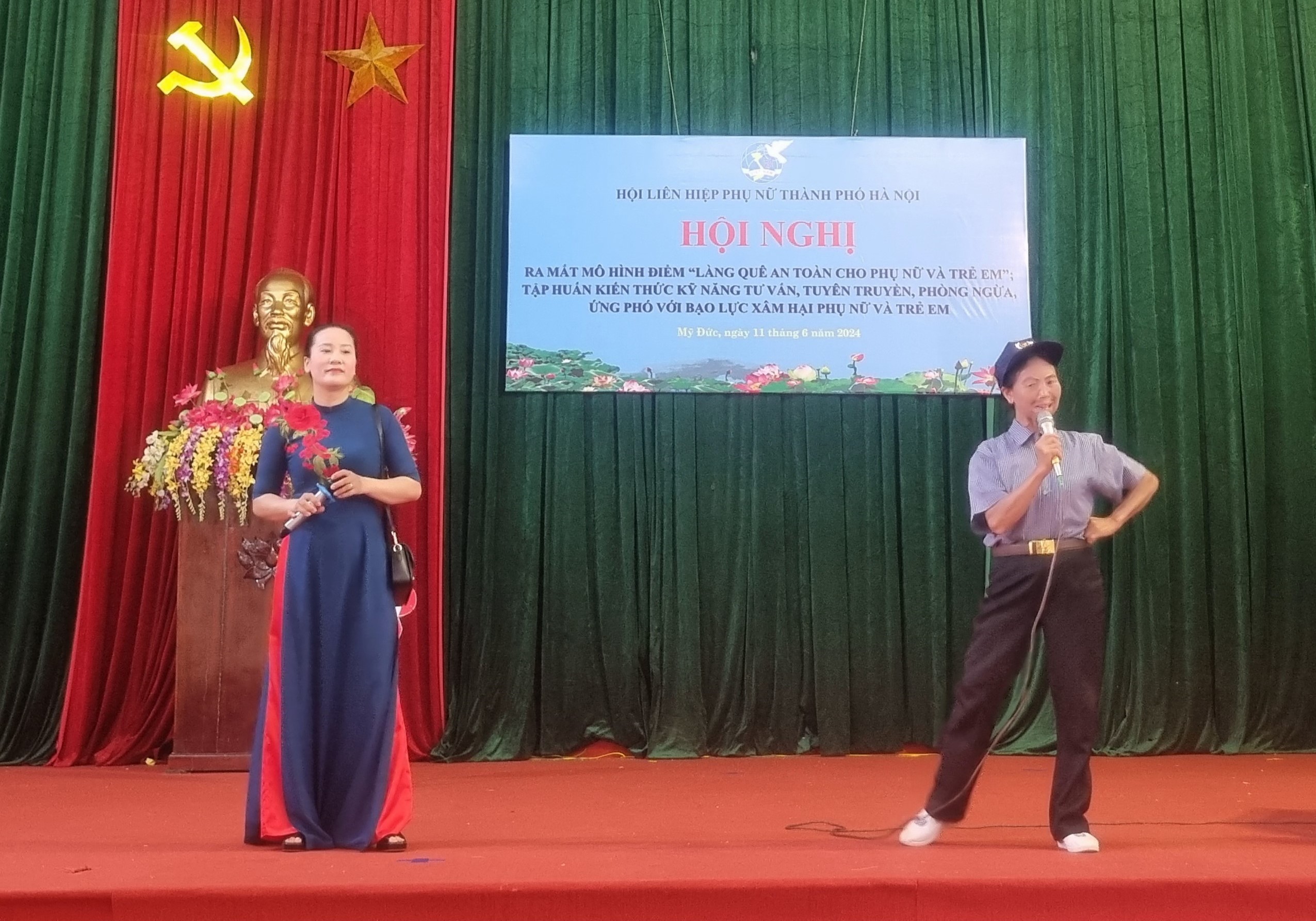 Ra mắt mô hình điểm “Làng quê an toàn cho phụ nữ, trẻ em” tại xã Phùng Xá (Mỹ Đức) - ảnh 3