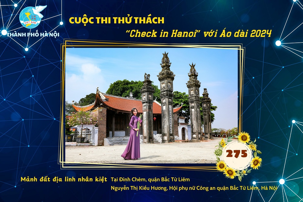 Hơn 3000 ảnh dự thi Thử thách “Check in Hanoi” với Áo dài 2024 - ảnh 5