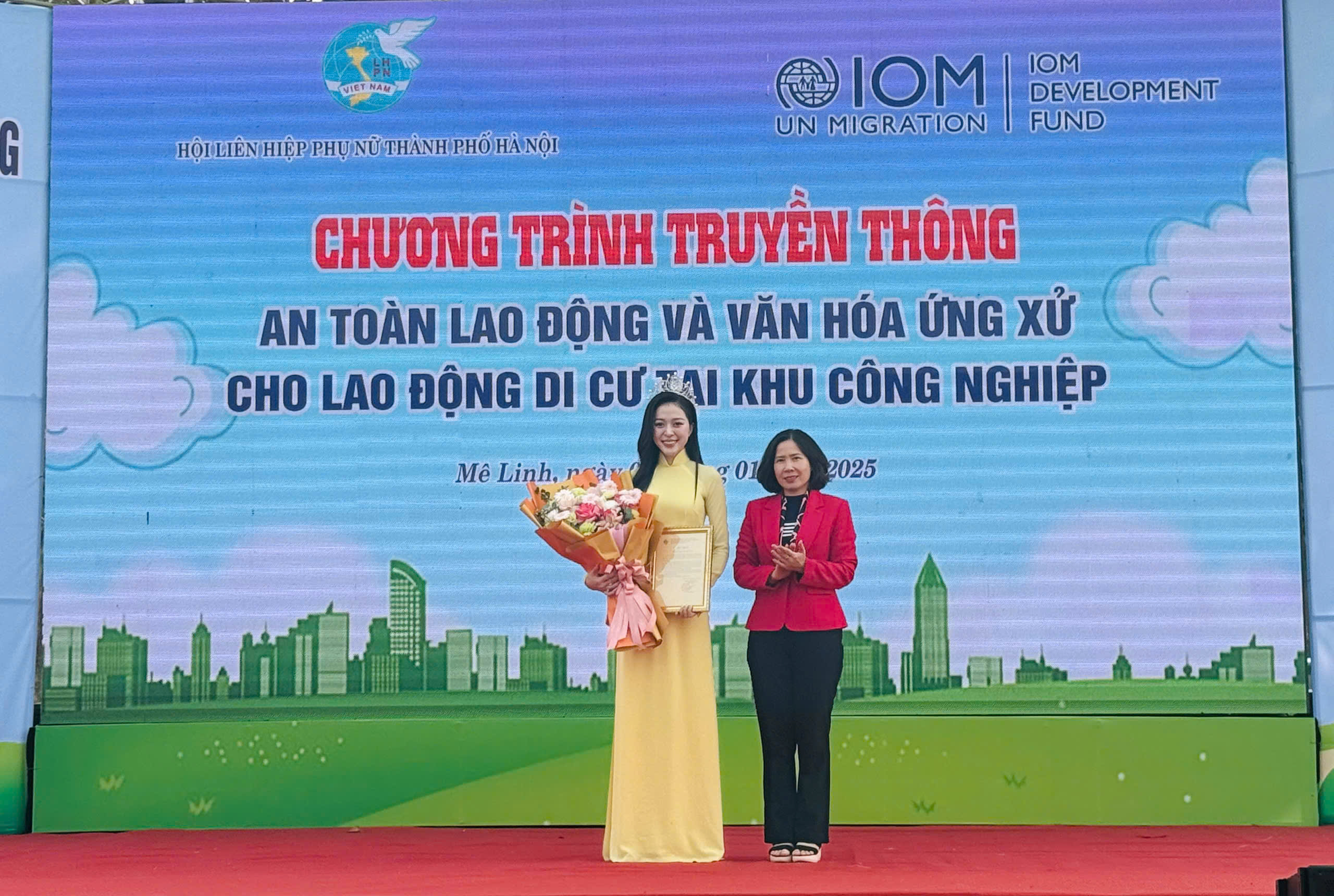 Nâng cao hiểu biết về an toàn lao động và văn hoá ứng xử cho nữ công nhân lao động tại Mê Linh - ảnh 9