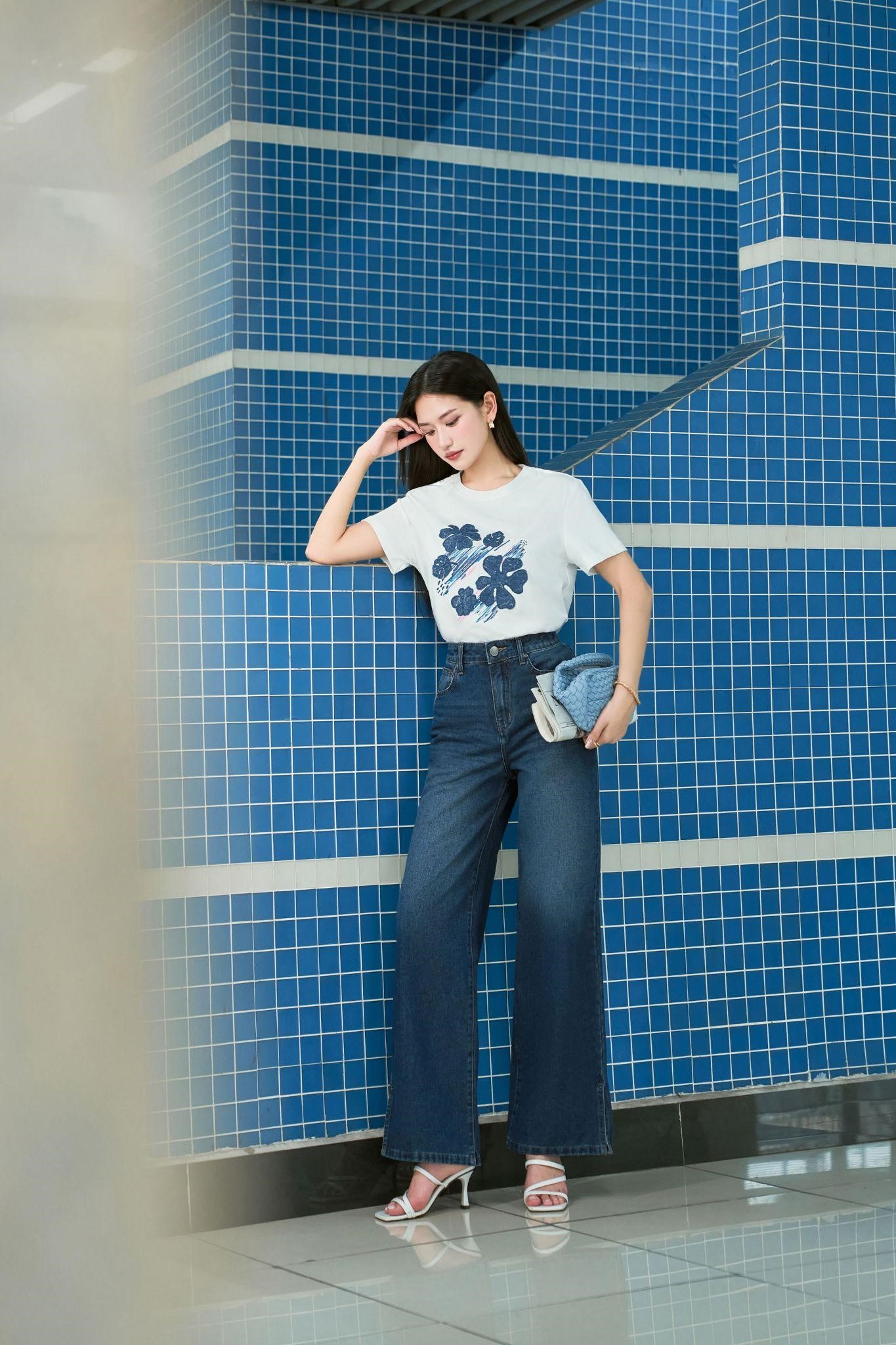Làn gió mới từ denim trong dòng thời trang công sở hiện đại - ảnh 5