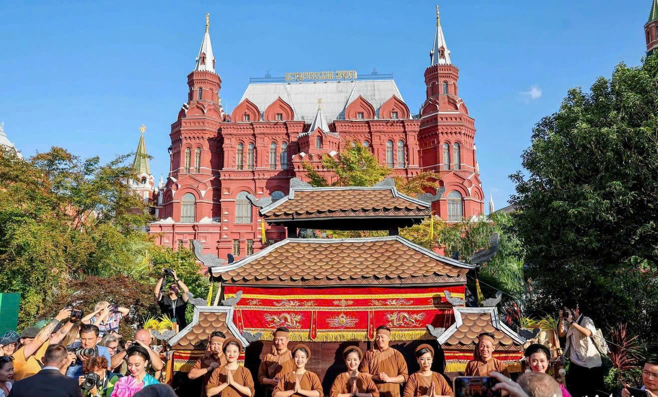 Ấn tượng khai mạc Lễ hội “Việt Nam - Sắc màu từ miền nhiệt đới” bên Quảng trường Đỏ, Liên bang Nga - ảnh 7