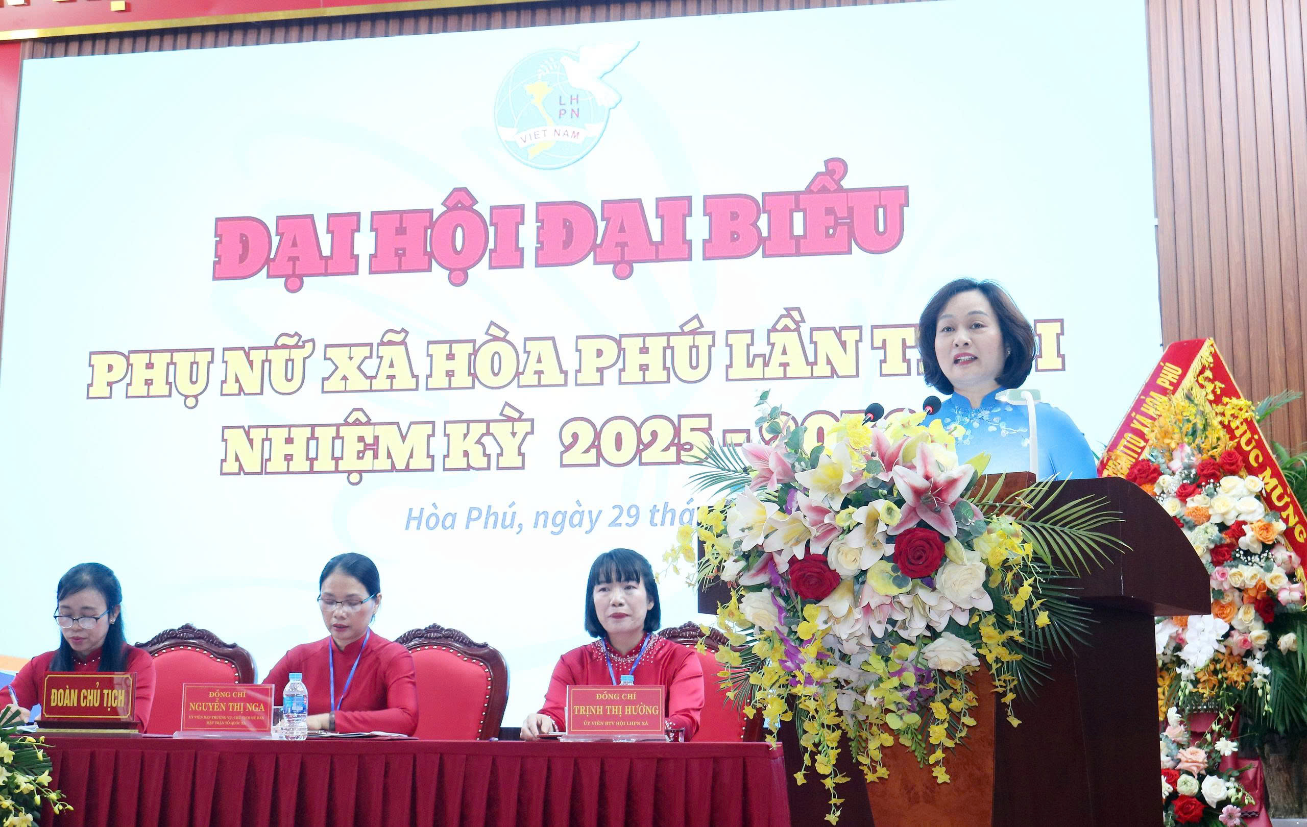Phụ nữ xã Hòa Phú quyết tâm phát triển phong trào phụ nữ, xây dựng tổ chức Hội ngày càng vững mạnh - ảnh 6