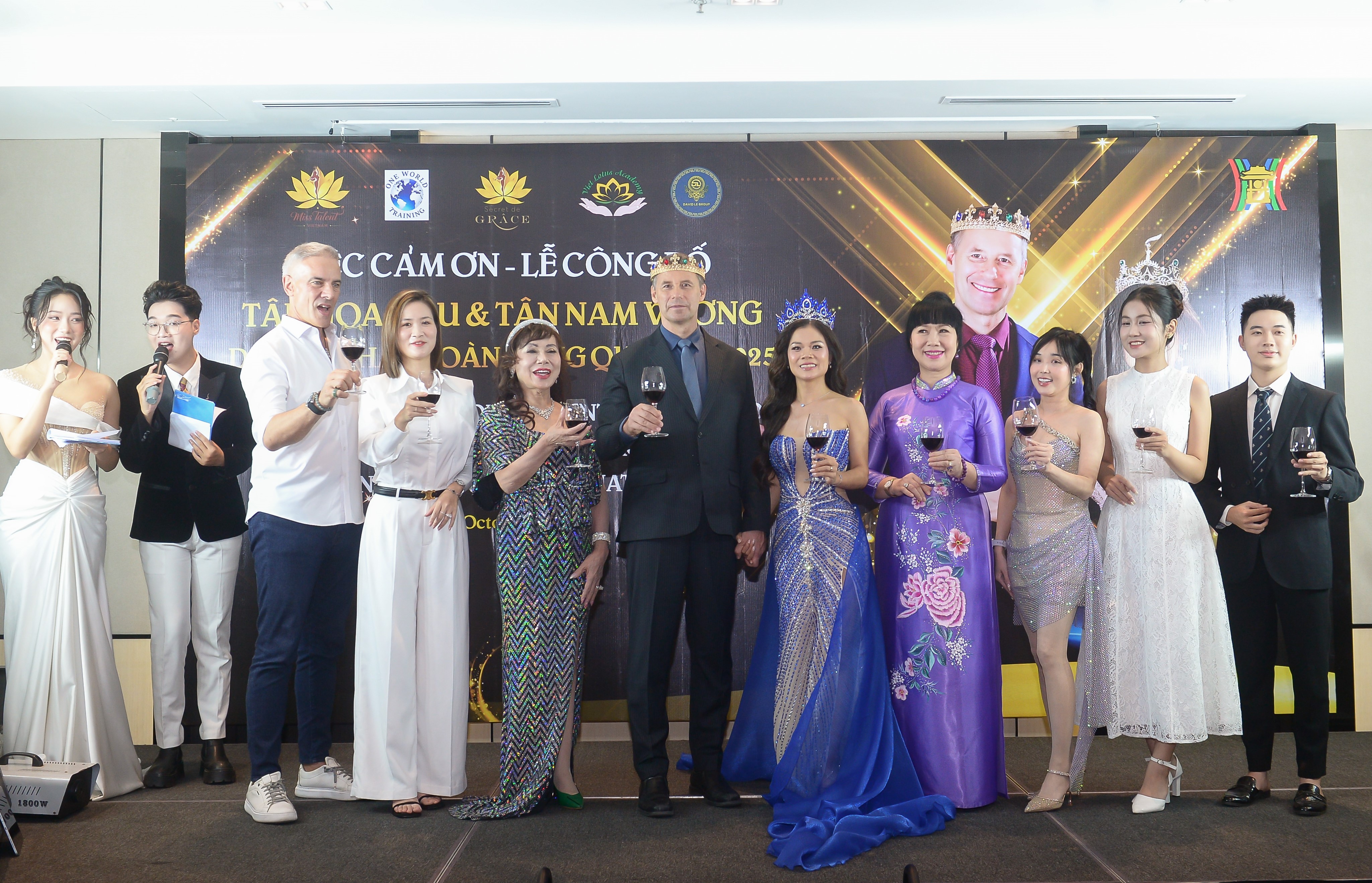 Điều thú vị về cặp vợ chồng là Hoa hậu và Nam vương Doanh nhân Tòan năng Quốc tế 2025  - ảnh 4