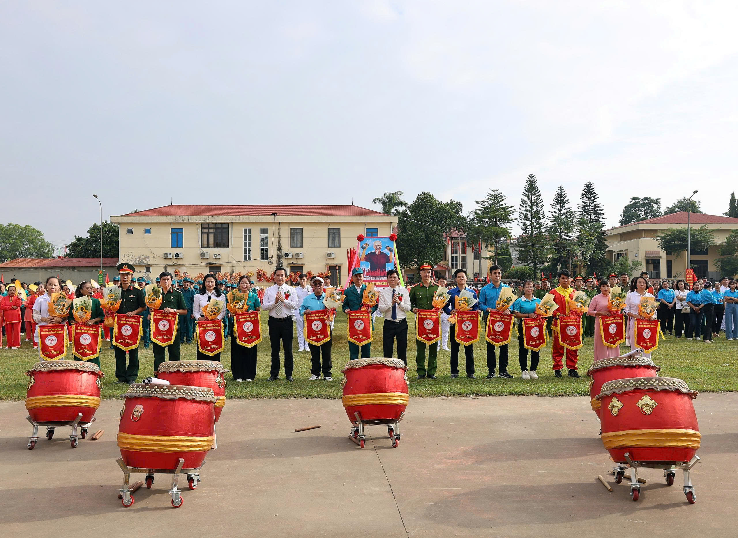Xã Xuân Mai tổ chức Lễ khai mạc Đại hội Thể dục Thể thao lần thứ I năm 2025 - ảnh 1