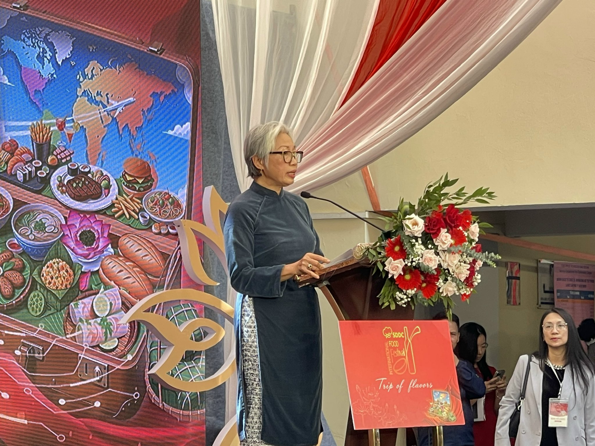 Liên hoan Văn hóa ẩm thực Quốc tế 2025 chung tay ủng hộ đồng bào miền Trung bị bão lũ - ảnh 4