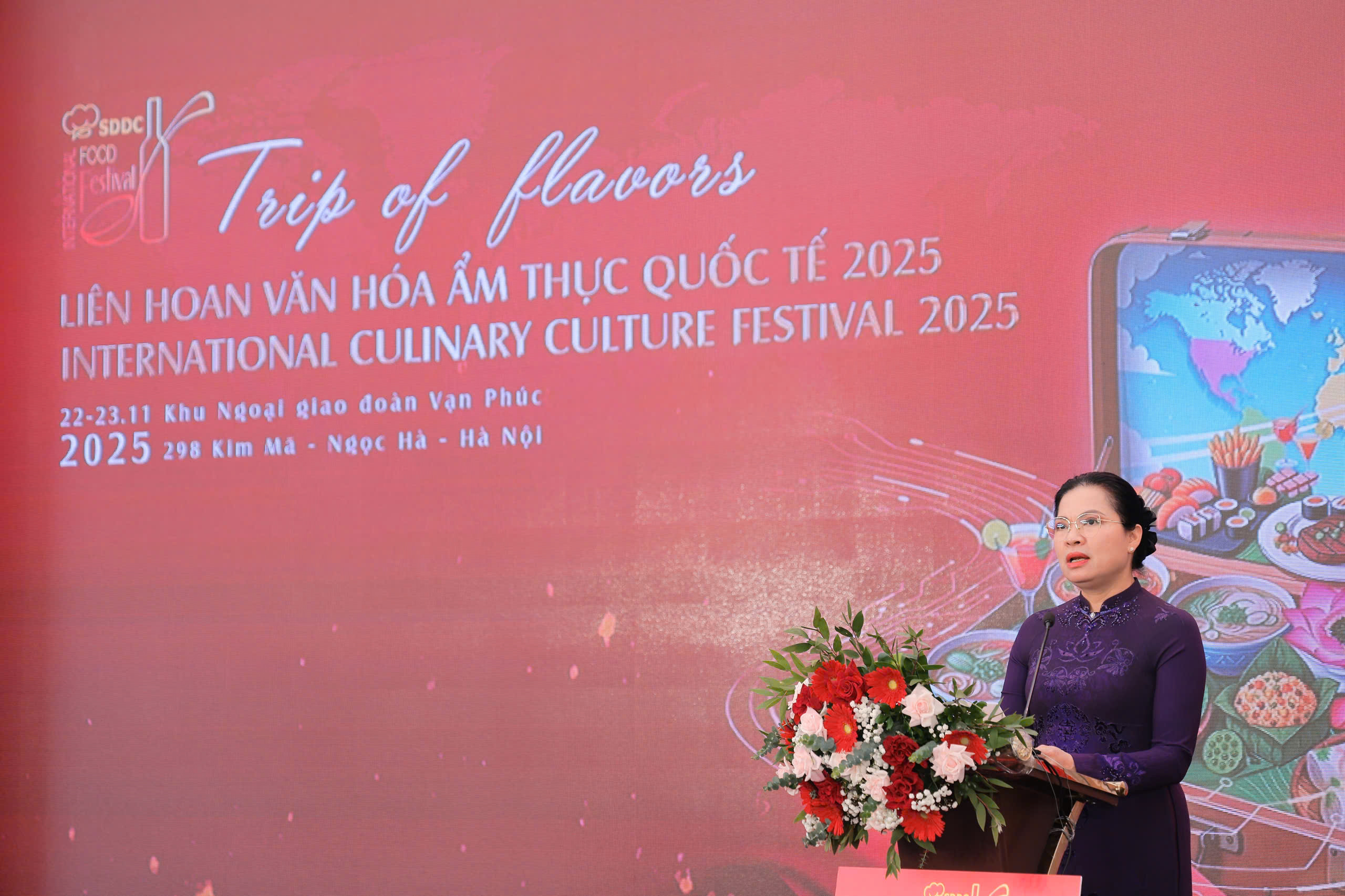 Liên hoan Văn hóa ẩm thực Quốc tế 2025 chung tay ủng hộ đồng bào miền Trung bị bão lũ - ảnh 5