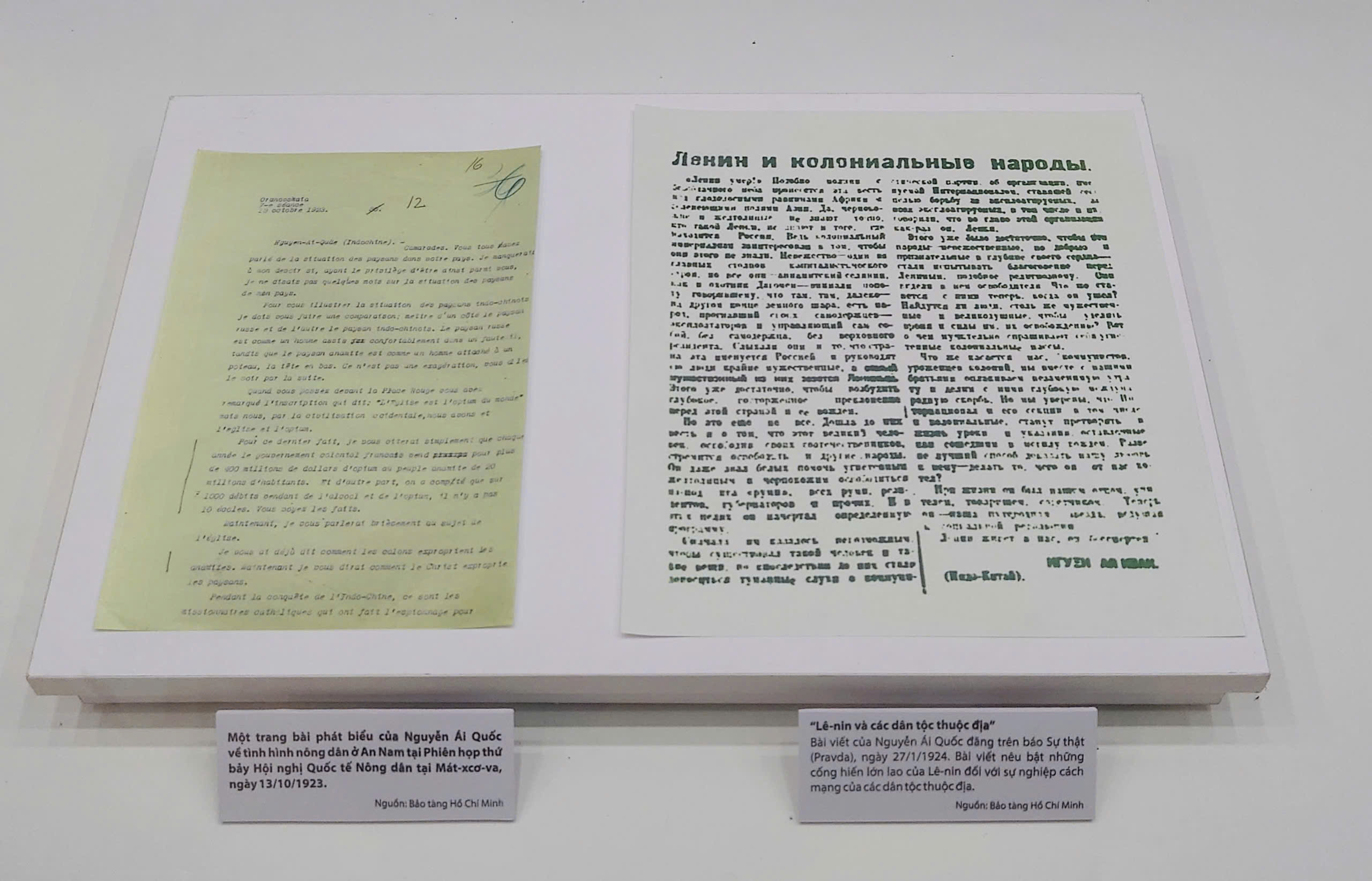 Trưng bày chuyên đề "Dấu chân Hồ Chí Minh trên quê hương Cách mạng tháng Mười" - ảnh 2