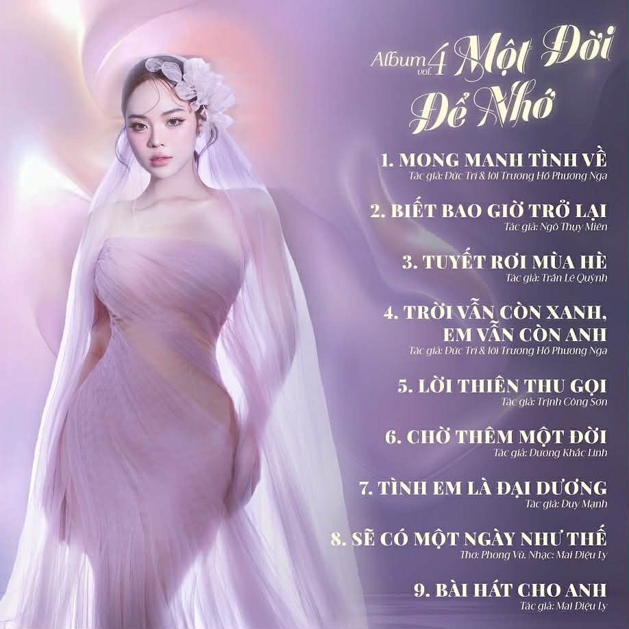 Một năm, hai album, sức lao động nghệ thuật đáng nể và "Một đời để nhớ" của Mai Diệu Ly - ảnh 2