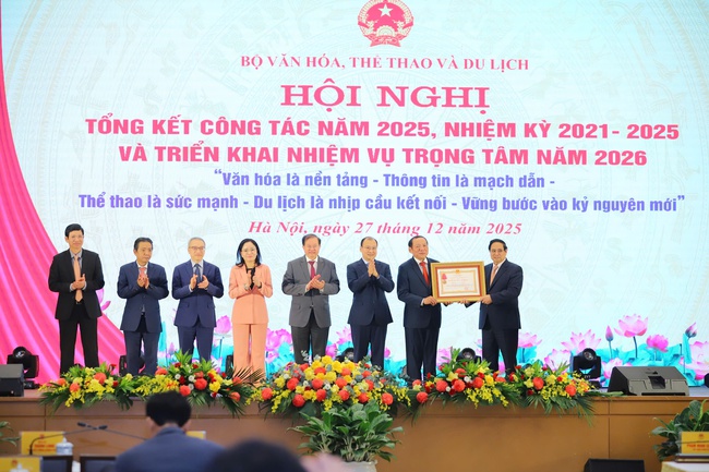 Thủ tướng Phạm Minh Chính: Ngành văn hóa, thể thao và du lịch đã có sự trưởng thành, lớn mạnh toàn diện, mọi mặt và rất đáng tự hào  - ảnh 3