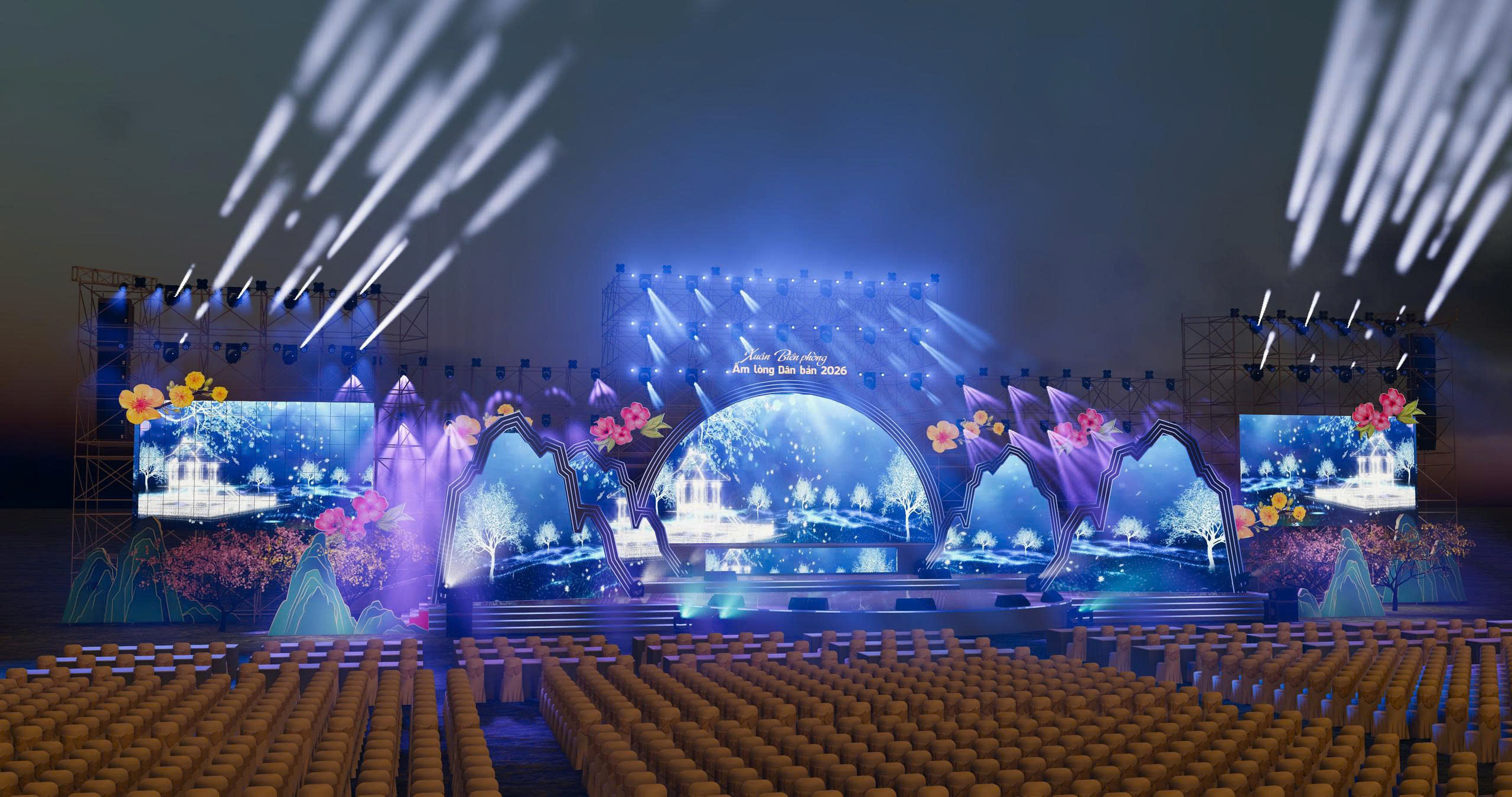 Chương trình nghệ thuật đặc biệt “Xuân Biên phòng ấm lòng dân bản” 2026- bản hòa ca xúc động về tình quân dân - ảnh 1