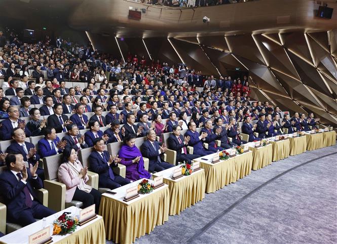 Tổng Bí thư Tô Lâm dự Lễ tuyên dương Bí thư Chi bộ xuất sắc và trao Giải Búa liềm Vàng lần thứ X - ảnh 2