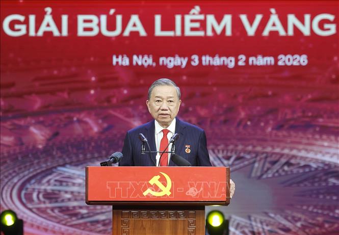 Tổng Bí thư Tô Lâm dự Lễ tuyên dương Bí thư Chi bộ xuất sắc và trao Giải Búa liềm Vàng lần thứ X - ảnh 13