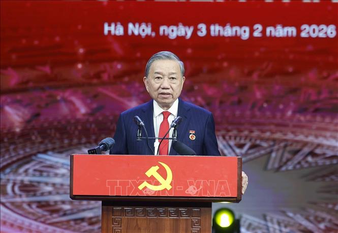 Tổng Bí thư Tô Lâm dự Lễ tuyên dương Bí thư Chi bộ xuất sắc và trao Giải Búa liềm Vàng lần thứ X - ảnh 1