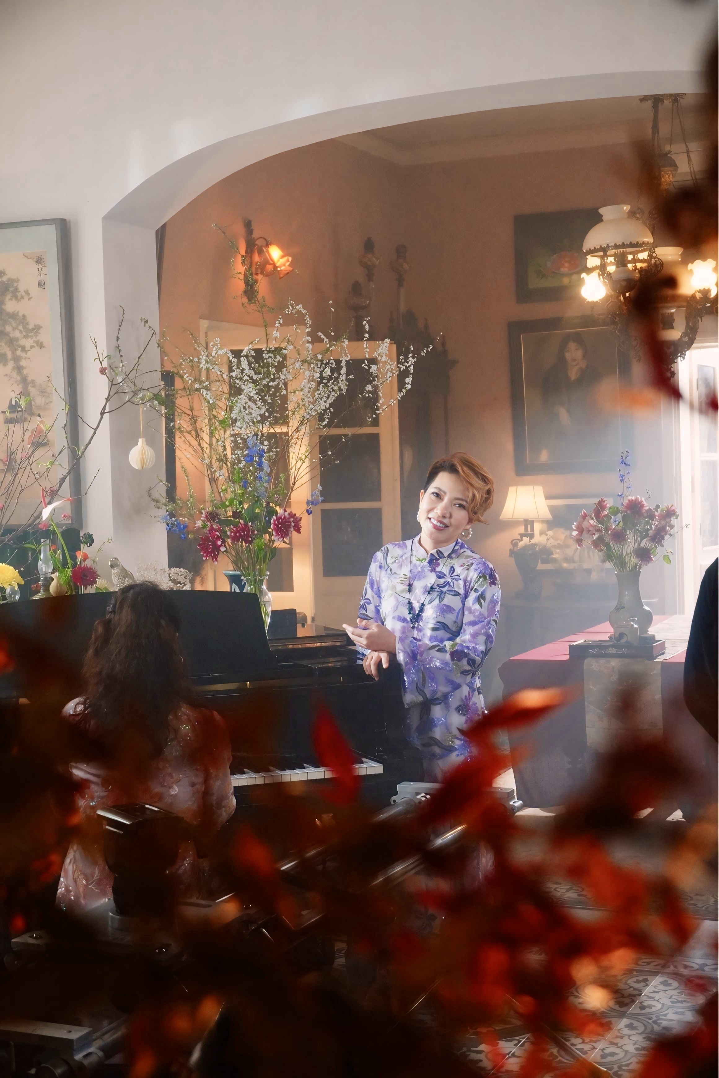 “Hà Nội những sắc hoa mùa xuân”- bức họa âm nhạc lãng mạn, đầy chất thơ về Tết Hà Nội của Giáng Son và Hà Trần  - ảnh 6