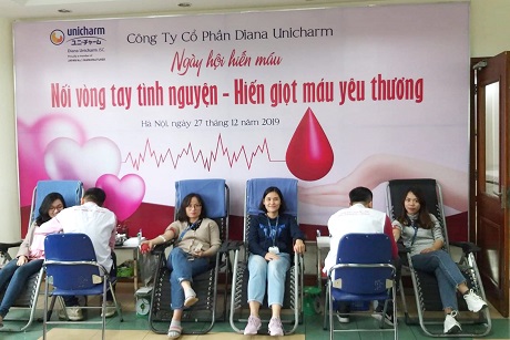 Diana Unicharm tiếp tục tổ chức ngày Hội Hiến máu nhân đạo đợt 2 - ảnh 3