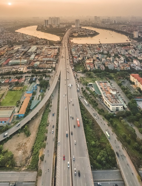 Đường vành đai 3 hướng đến Đô thị mới Linh Đàm Đường vành đai 3 hướng đến Đô thị mới Linh Đàm