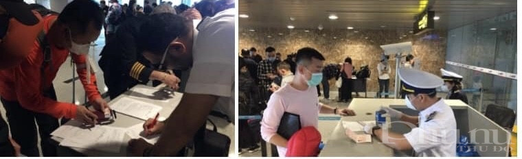 Kiểm tra y tế tại s&acirc;n bay Đ&agrave; Nẵng