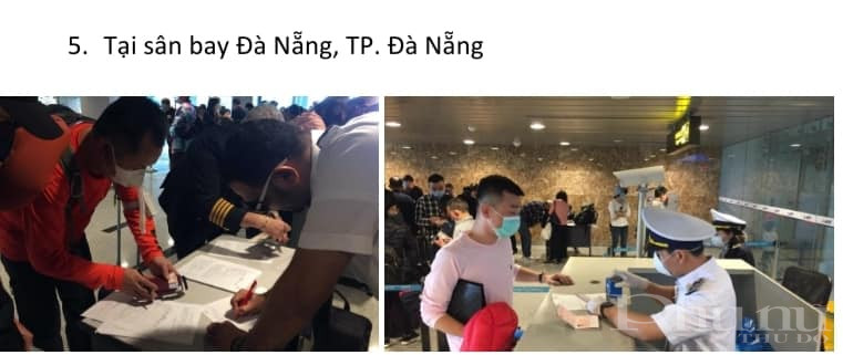 Triển khai hoạt động khai b&aacute;o y tế tại s&acirc;n bay Đ&agrave; Nẵng (TP. Đ&agrave; Nẵng)