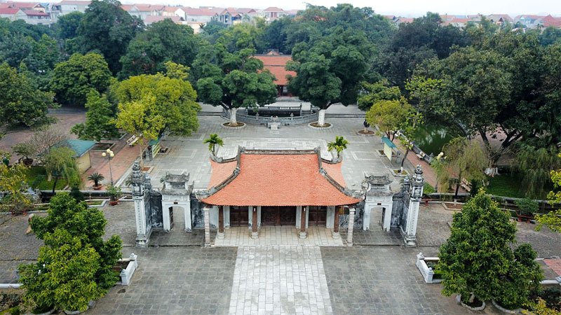 Đền thờ Hai B&agrave; Trưng, huyện M&ecirc; Linh