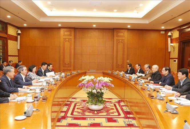 Quang cảnh cuộc họp