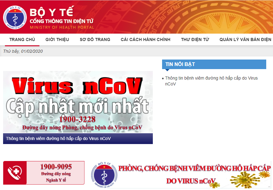 Hiện Bộ Y tế có 2 số đường dây nóng: 1900 3228 và 1900 9095 để tư vấn, hỗ trợ liên quan tới dịch viêm đường hô hấp cấp do virus corona gây ra. Hiện Bộ Y tế có 2 số đường dây nóng: 1900 3228 và 1900 9095 để tư vấn, hỗ trợ liên quan tới dịch viêm đường hô hấp cấp do virus corona gây ra.