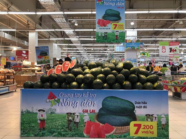 Hệ thống si&ecirc;u thị Big C h&agrave;ng h&oacute;a kh&aacute; phong ph&uacute;, gi&aacute; cả ổn định như thời điểm trước Tết.