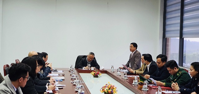 Cuộc họp do Thứ trường Trần Quốc Kh&aacute;nh chủ tr&igrave;.