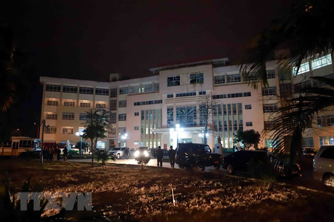 Trường Văn h&oacute;a Nghệ thuật Vĩnh Ph&uacute;c l&agrave; địa điểm được chọn l&agrave;m bệnh viện d&atilde; chiến tại Vĩnh Ph&uacute;c