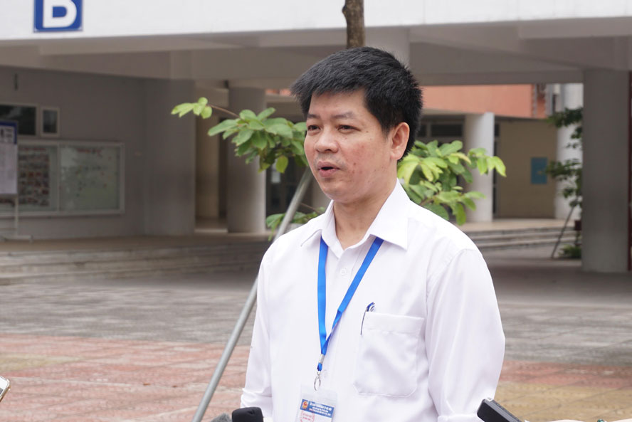 Ông Phạm Quốc Toản, Trưởng phòng Quản lý thi và Kiểm định chất lượng giáo dục, Sở Giáo dục và Đào tạo Hà Nội