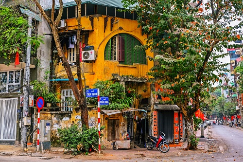 Một g&oacute;c phố giữa l&ograve;ng H&agrave; Nội