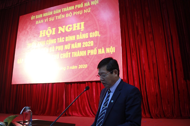 Hoàng Thành Thái- Phó Giám đốc Sở Lao động – Thương binh và Xã hội Hà Nội, Phó trưởng Ban Thường trực Ban Vì sự tiến bộ phụ nữ thành phố Hà Nội