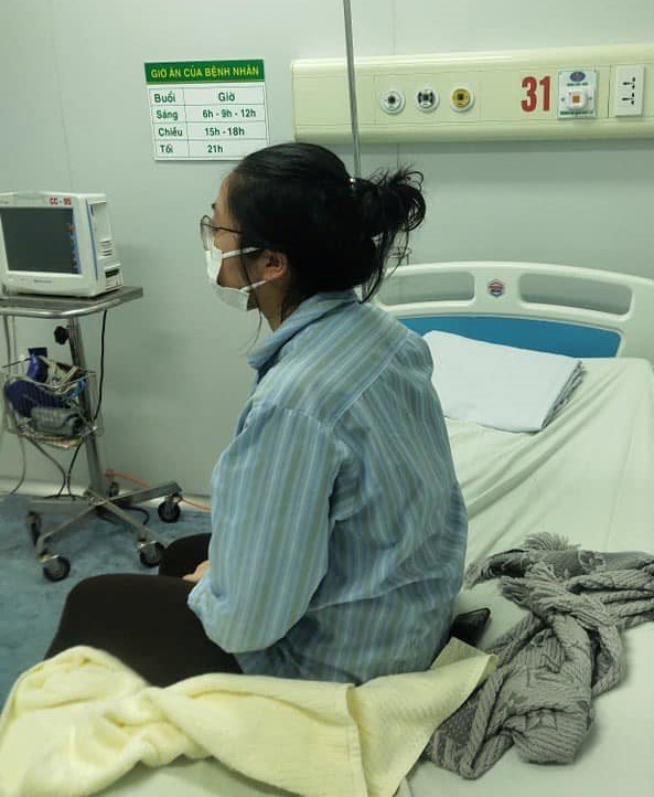 Bệnh nh&acirc;n N.H.N (BN17) đang được điều trị tại bệnh viện Bệnh nhiệt đới TƯ cơ sở 2.