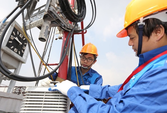 Vinaphone liên tục lắp thêm  nhiều trạm 4G mới.