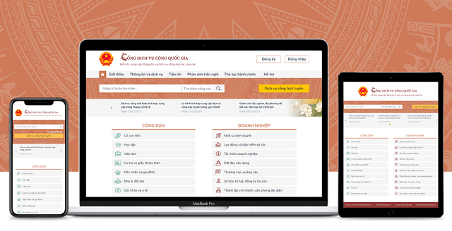 Dịch vụ điện trên Cổng DVCQG.