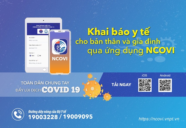 Tính năng khai báo y tế qua ứng dụng NCOVI. Tính năng khai báo y tế qua ứng dụng NCOVI.
