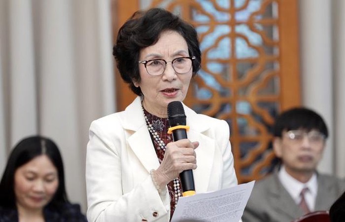 PGS.TS Bùi Thị AN - Chủ tịch Hội Nữ trí thức Hà Nội.