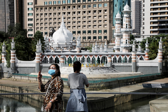 Một đền thờ ở Kuala Lumpur ngày 16-3 -