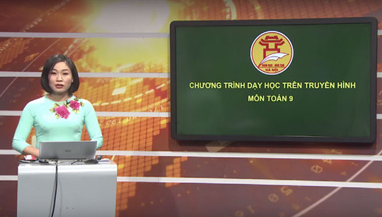 Nhiều địa phương bắt đầu triển khai chương trình dạy học trên truyền hình.