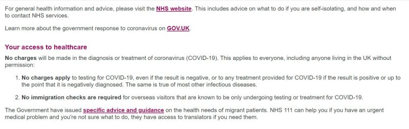 Thông tin công bố trên cổng thông tin London