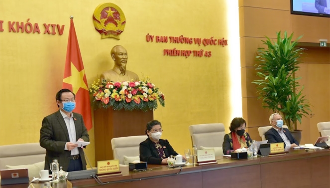 Phó Chủ tịch Quốc hội Phùng Quốc Hiển phát biểu tại phiên họp (Ảnh: Quang Khánh/ĐBND) Phó Chủ tịch Quốc hội Phùng Quốc Hiển phát biểu tại phiên họp (Ảnh: Quang Khánh/ĐBND)